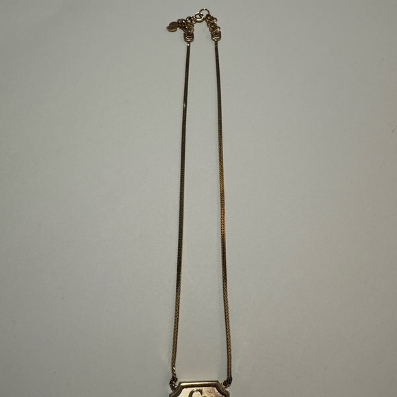 Christian Dior CD Gold Necklace with extension - Picture 2 of 3